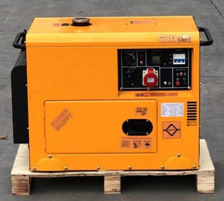 CCSN 6KW/8KVA Portable silent diesel generator household single phase 220V three phase 380V low noise pure copper ATS co